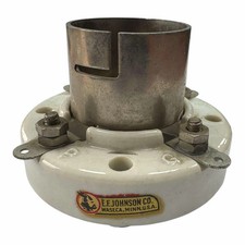 Johson Presa Tubo 4 Pin Porcellana ⌀2,8" per 811 / 2A3 / 6A3 / 300B