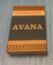 AVANA PACCHETTO di 5  SIGARETTE VINTAGE VUOTO PICCOLE DIMENSIONI 5x7,5cm