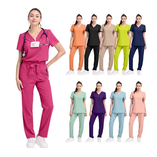 Set scrub medico uniforme
