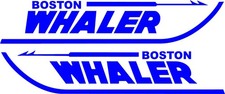 ADESIVO BARCA BOSTON WHALER DECAL PESCA *QUALSIASI MISURA O COLORE ACQUISTA 1 RICEVI 1 GRATIS