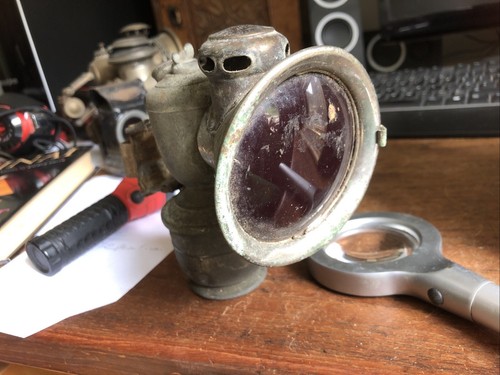 Vintage carbide lamp - carbide,
