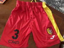 PANTALONCINI SHORT BASSANO FC FOOTBALL CLUB MATCH WORN N 3 JOMA SIZE L