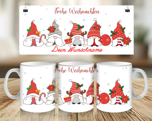 Tazza natalizia personalizzata - tazza,