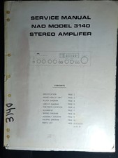 NAD 3140 Amplificatore Manuale