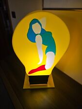 Marco Lodola Scultura luminosa bifacciale LAMPADINA 