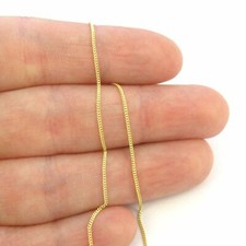 Collana catena cubana sottile