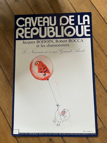 Affiche théâtre caveau - affiche,