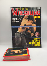 TOP OF THE WRESTLING STORY  ALBUM MAXI FIGURINE + SET COMPLETO  PIZZARDI 2005