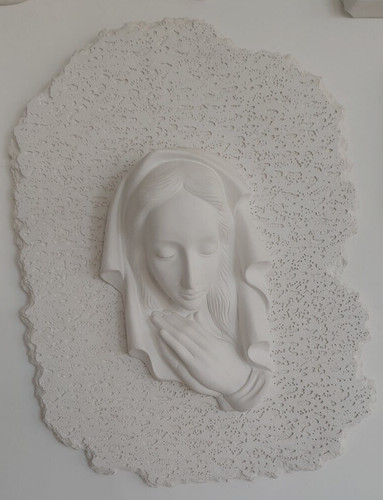 Bassorilievo quadro madonna - madonna, in