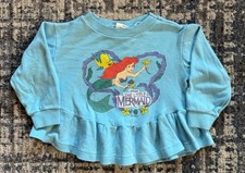 Vestito bambina Ariel e Flounder vintage anni 90 Disney’s La Sirenetta Tg 4T Film