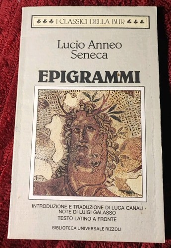 Epigrammi seneca bur - di, seneca.
