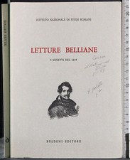 LETTURE BELLIANE. I SONETTI