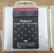 ROLAND STILE CARD  TN-SC2  02  ITALIAN FOLK X ROLAND SERIE E35-36-56-70-RA90 -KR