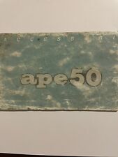 Brochure Accessori Piaggio Ape 50