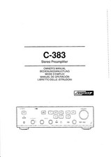 Manuale d'uso per Luxman C-383