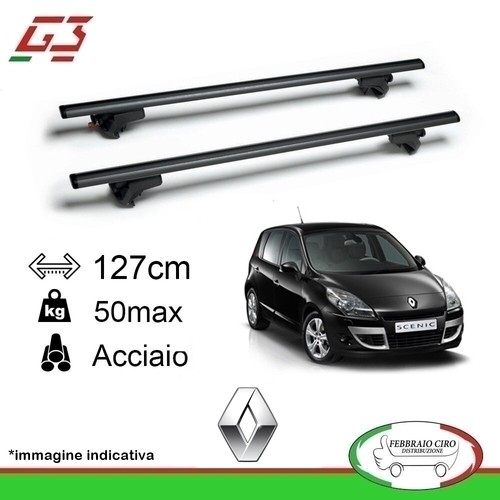 Kit barre tetto portatutto - g3,