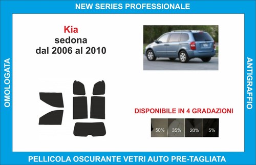 Pellicole oscuranti vetri - vetri, kia