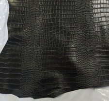 0.8mm pelle di capra Nera