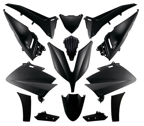 Kit carene nere 14 pcs - nere,
