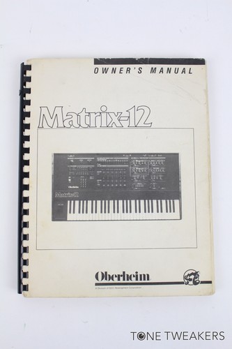 Oberheim matrix owner - oberheim, matrix-12