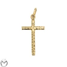 Croce oro giallo 18 kt 750