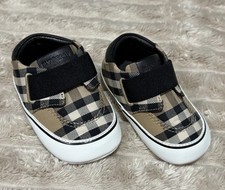 BurberryBoys' Romeo Vintage Check Culla Scarpa Sneakers - Bambino Taglia 19