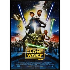 MANIFESTO  STAR WARS CLONE GUERRE STELLARI GEORGE LUCAS FILONI WINDER M247