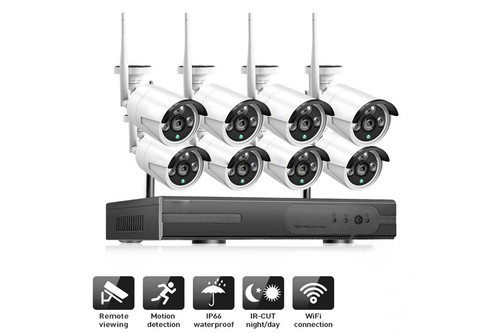 Kit videosorveglianza 8 - wi-fi,
