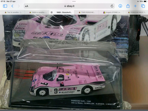 Ixo porsche 962c 1989 - ixo,