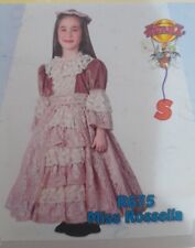 COSTUME CARNEVALE PRINCIPESSA MISS ROSSELLA 8/9 annI