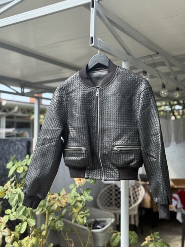 Giacca pelle nera - nera, bomber