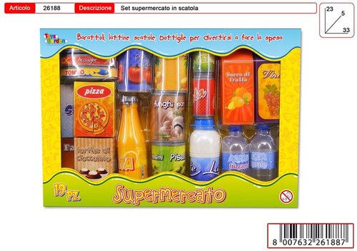 Set supermercato scatola - set,