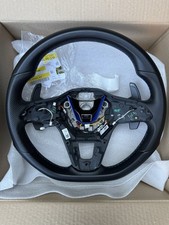 Volante Originale Golf 8 R, Riscaldato Con Cuciture Blu Mostrina Centrale Logo R