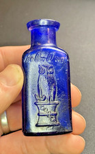 Antica bottiglia VELENO blu