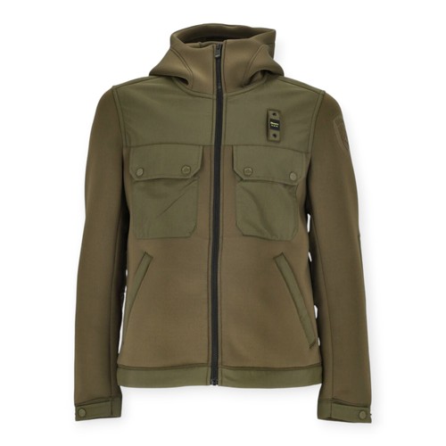 Blauer giacca neoprene - giacca,