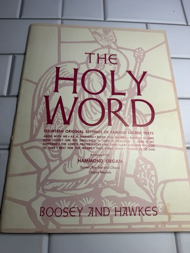 Spartiti organo the holy - the, word