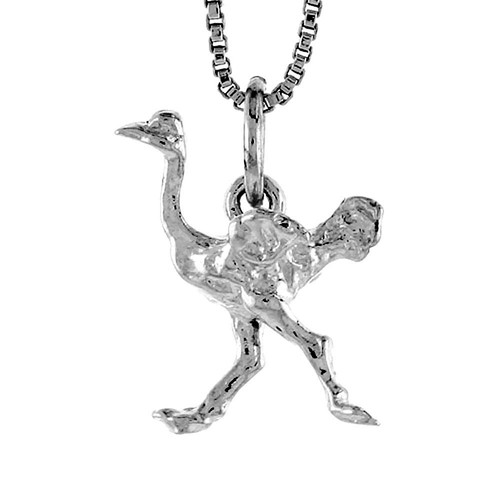 Argento sterling struzzo - sterling, 3d
