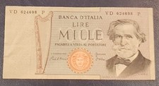 Banconota 1000 Lire Verdi 2°