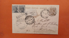1929 REGNO raccomandata intero postale da Gallarate X Catanzaro
