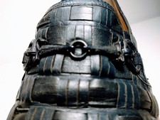 Mocassini uomo EU 44 - Paciotti - In pelle intrecciata blu scuro. Usati