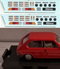 062. FIAT RITMO 1a Serie 1/43 – coppia decal completa (Telmodel by Scottoy)