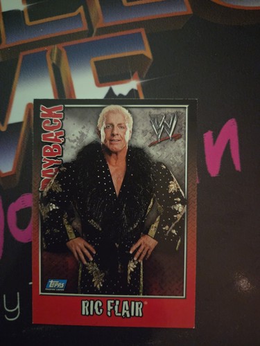 Topps wwe wwf ric flair - wwe,