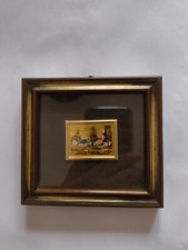 Quadretto Con Foglia D'oro 22