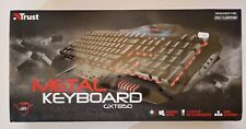 Trust GXT 850 Metal Keyboard RGB - Usata buone Condizioni