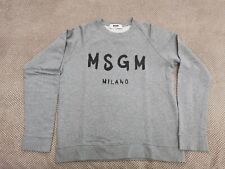 Felpa grigia MSGM L 