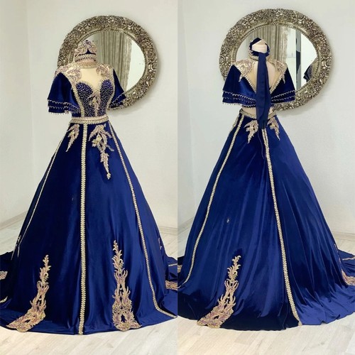 Splendido abito sposa blu - abito,