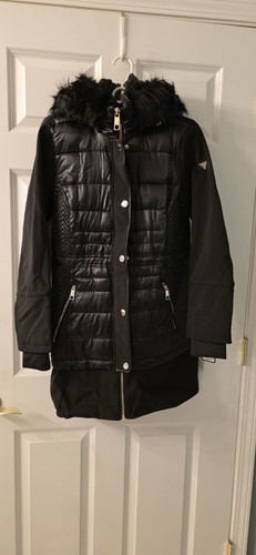 Giacca invernale nera guess - nera,