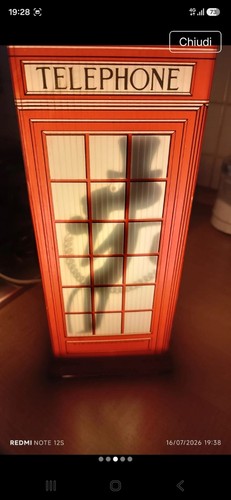 Lampada tavolo rossa - da,