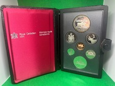 1985 Canada Royal Canadian Mint Silver & Nickel Dollars set monete canadesi