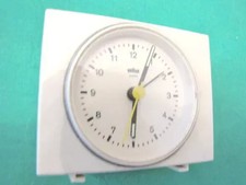 Sveglia analogica bianca Alarm Clock Wecker Braun ag 4829 type 4 829 Germany